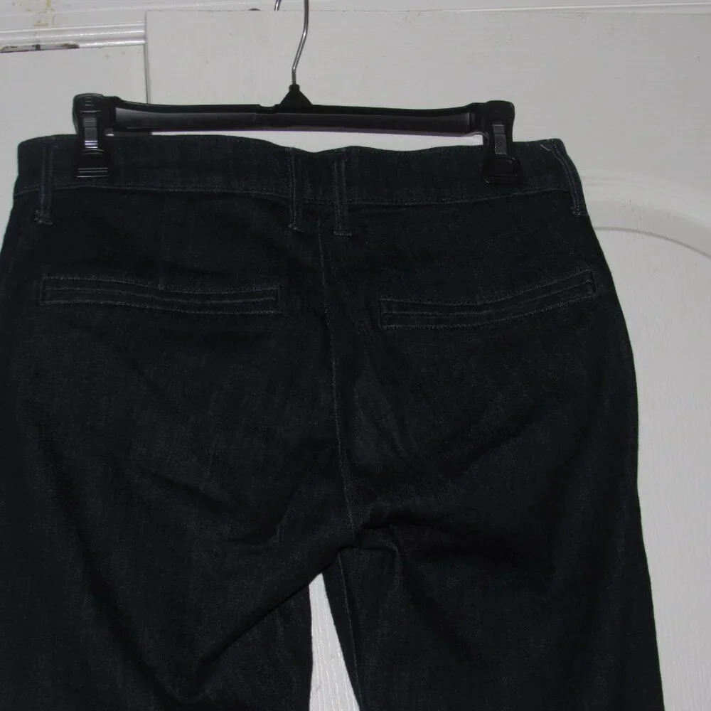 EXPRESS JEANS Mia Slim Flare Mid-Rise Dark Wash Jeans Size 4R - Picture 5 of 7